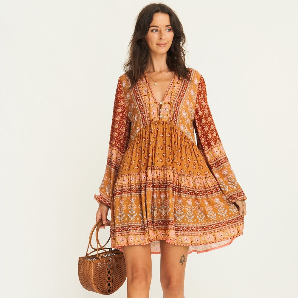 Arnhem Dylan Tunic Dress Amber 14. NWOT